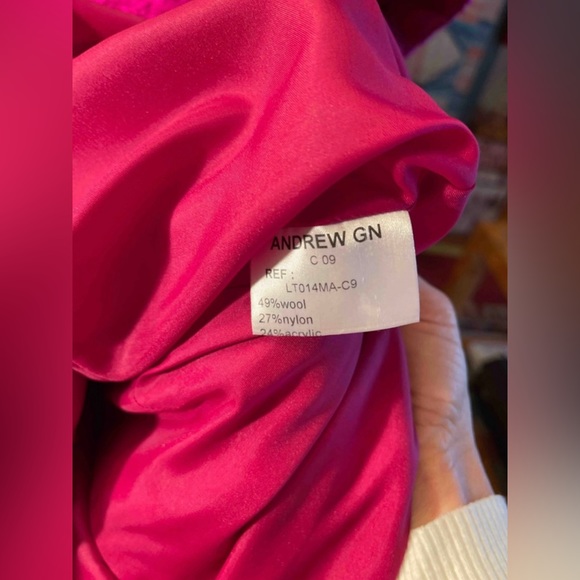 Andrew GN Size 36 gorgeous pink tweed dress - Picture 4 of 8